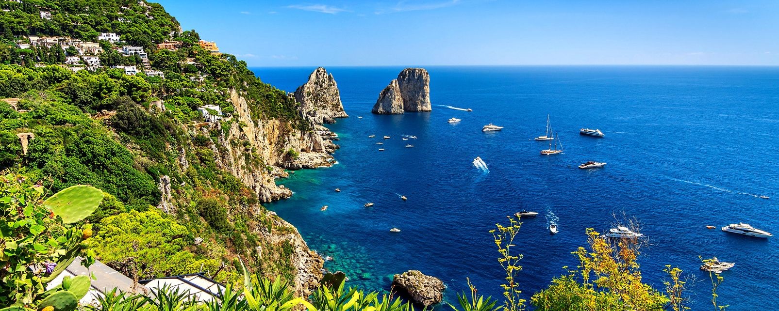 Blick von Capri auf das Meer 