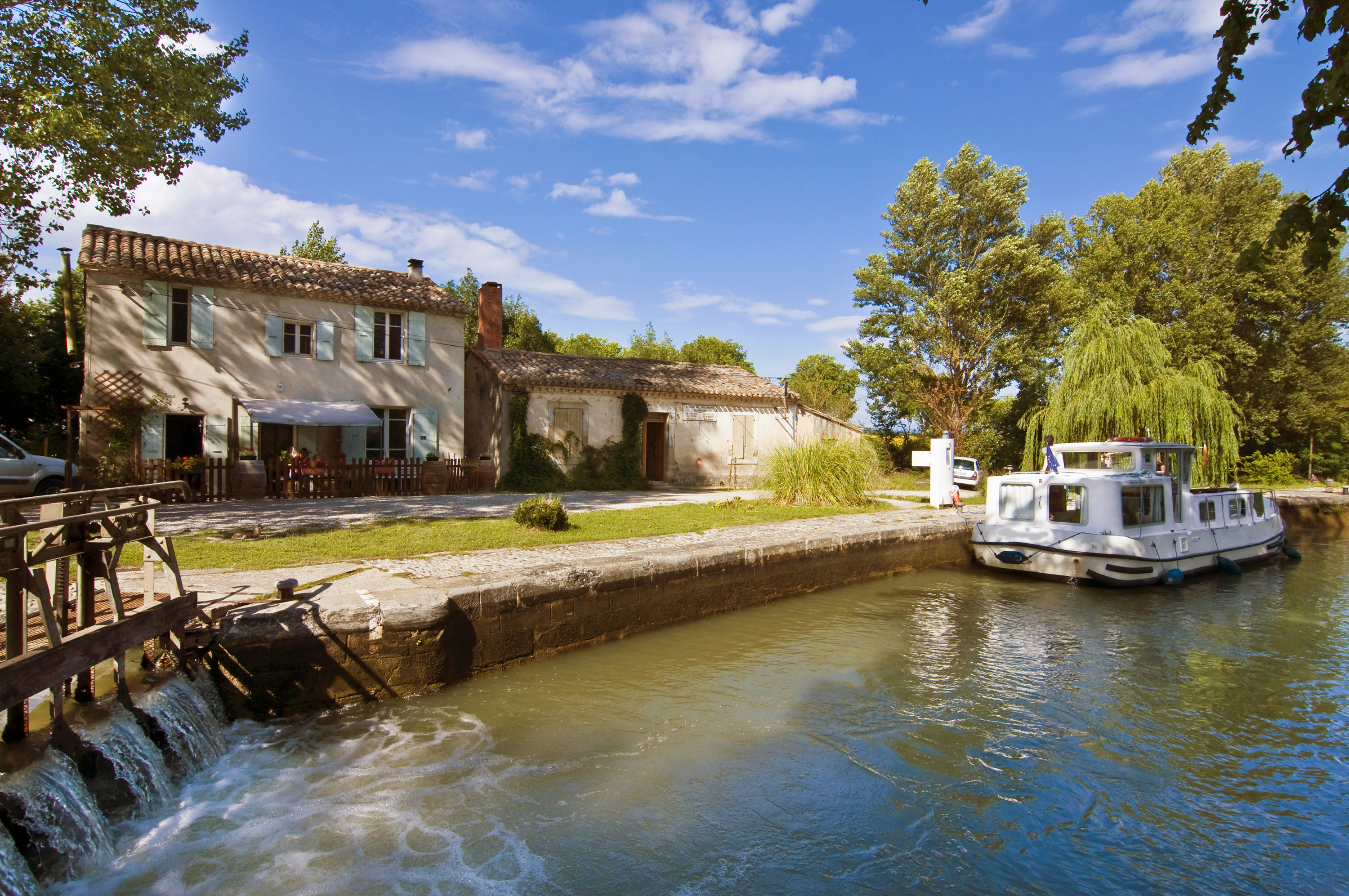 Hausboot-Tour: Canal du Midi ohne Führerschein