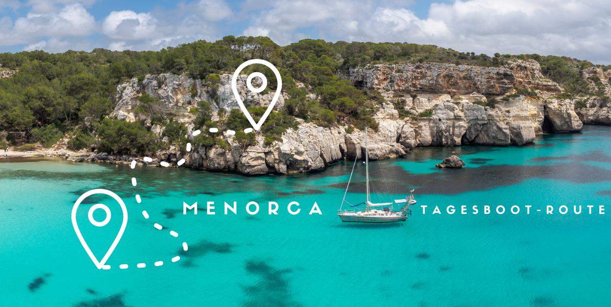 Menorca Tagesboot-Route