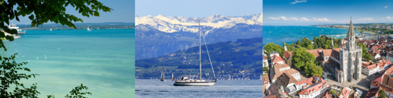 2 Tagesboot-Routen am Bodensee