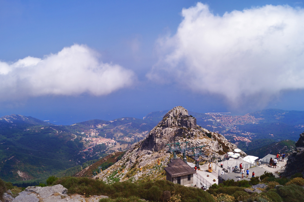 Der Monte Capanne auf der Insel Elba, Italien