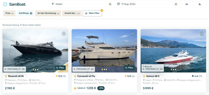 Yachten_Auswahl_SamBoat_Italien